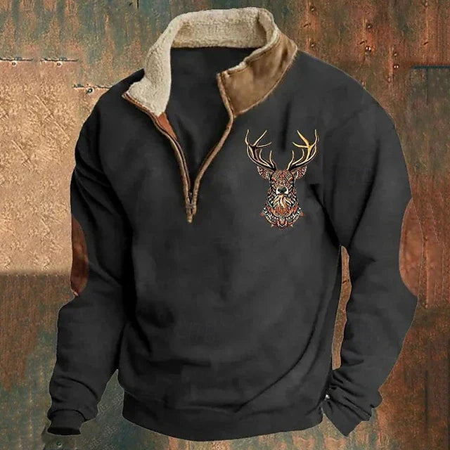 Drevan™ Deer Motif Sweater